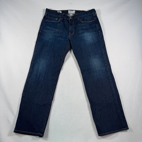 Lucky Brand Jeans Mens 34x30 Blue 363 Vintage Straight Dark Wash - Picture 1 of 15
